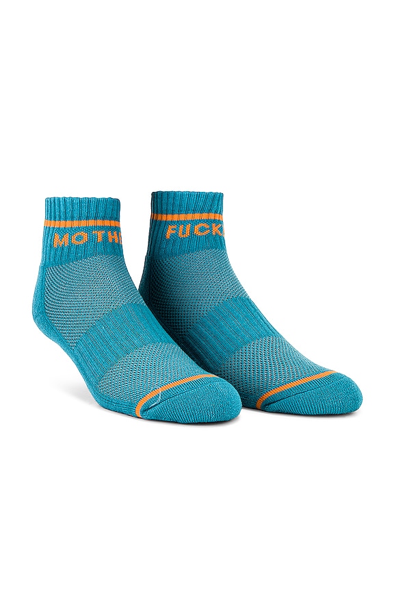 view 1 of 3 Mother Fucker Socks in Algiers Blue