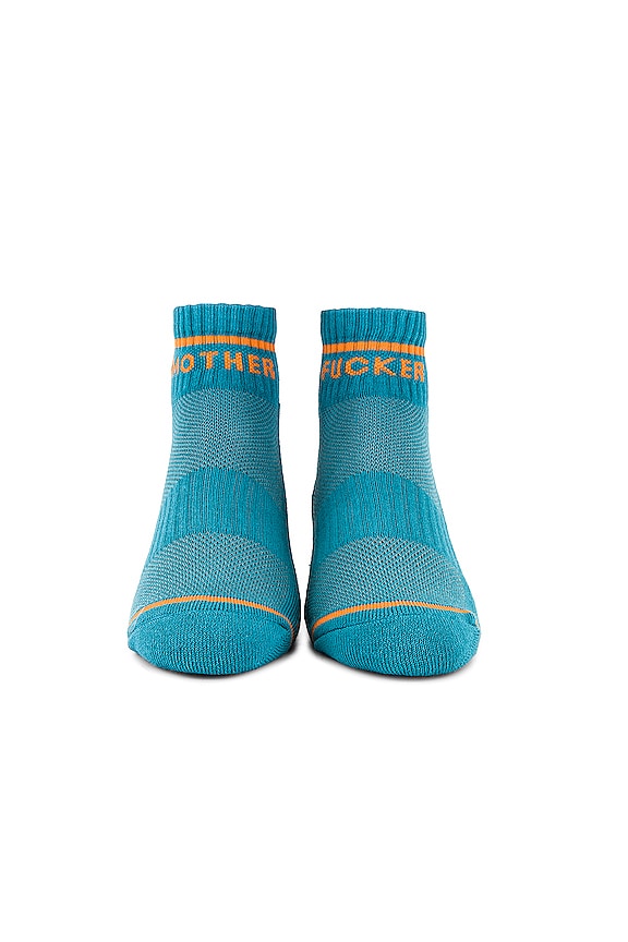 view 2 of 3 Mother Fucker Socks in Algiers Blue