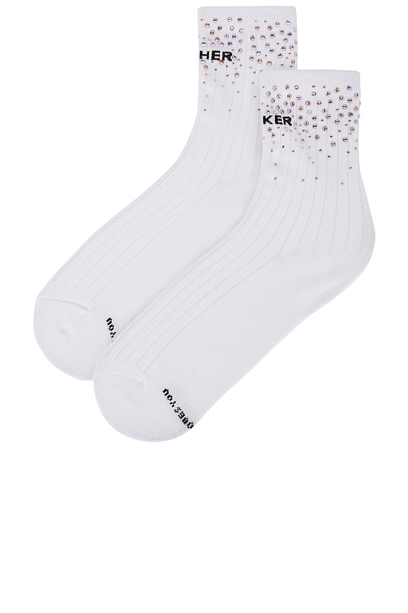 view 2 of 4 CHAUSSETTES HALF STEP in Mother Fucker Rhinestones