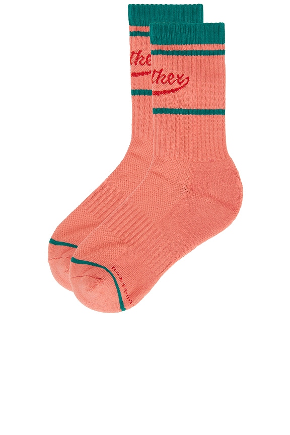 view 2 of 4 BABY STEPS ソックス in Mother Coral & Green