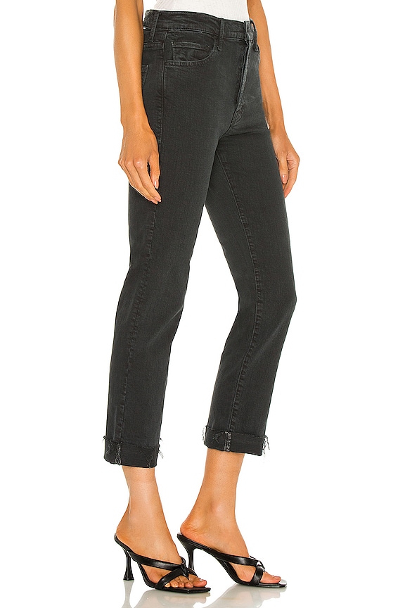 view 2 of 4 The Scrapper Cuff Ankle Fray in Faded Black