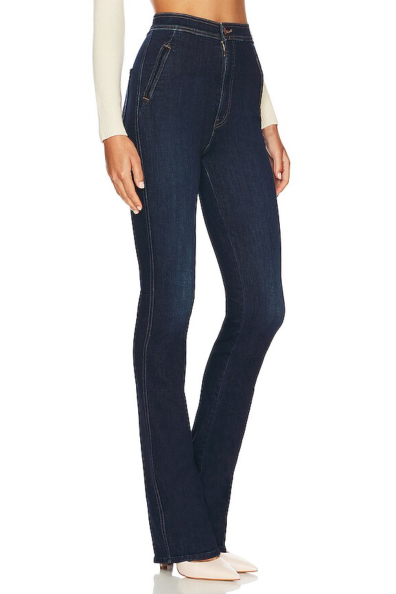 view 2 of 4 High Waisted Smokin' Double Welt Heel in Off Limits