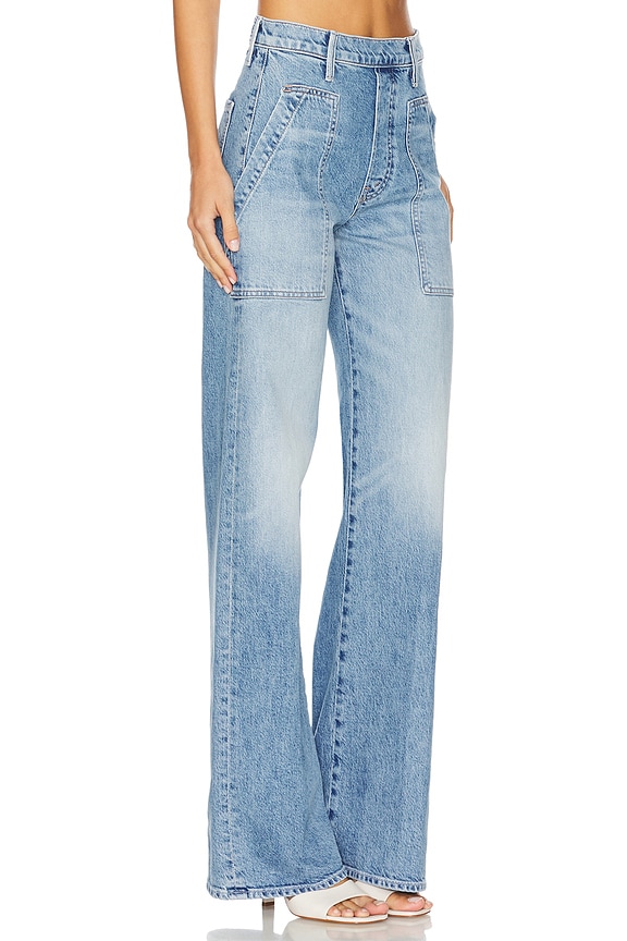 view 2 of 6 The Patch Lasso Heel Jeans in Never Let Go