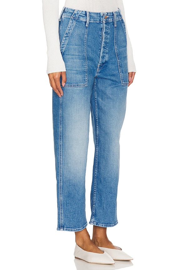 view 2 of 6 The Patch Pocket Private Flood Jeans in Flag Me Down