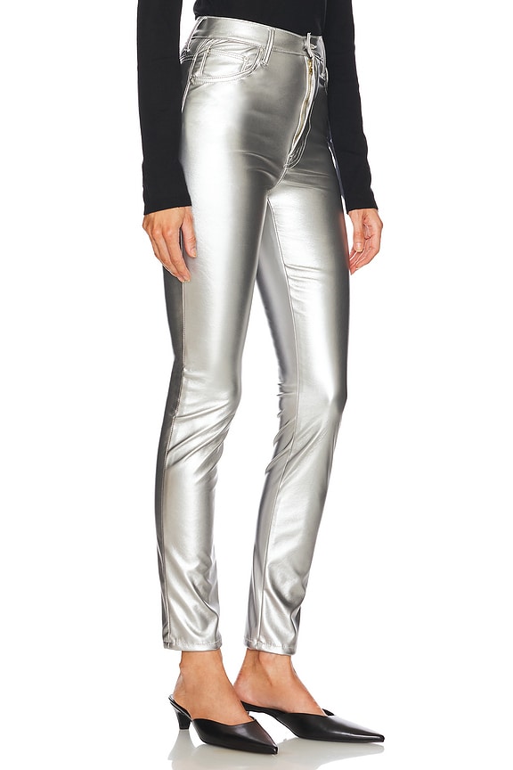 view 2 of 6 High Waisted Rail Skimp Jeans in Silver Dagger