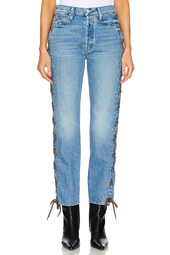 view 2 of 7 The Laced Hiker Hover Jeans in Dean's List