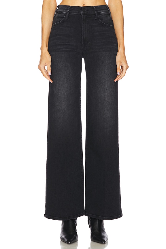 view 1 of 6 Lil' Petite Hustler Roller Sneak Jeans in Not Today Satan