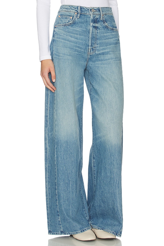 view 2 of 6 Petite Pipe-dream Button Sneak Jeans in Folk Star