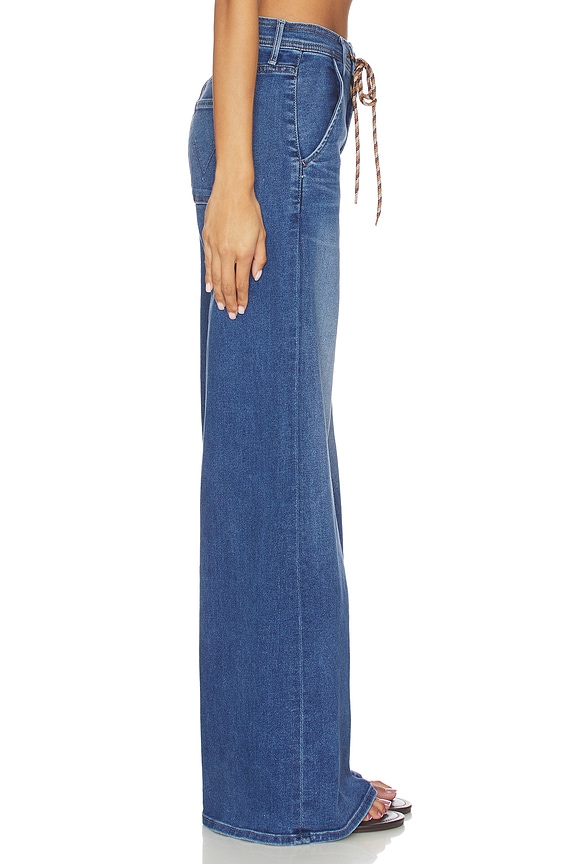 MOTHER The Drawn Undercover Prep Sneak Jeans in Fuzzy Wuzzy Was A