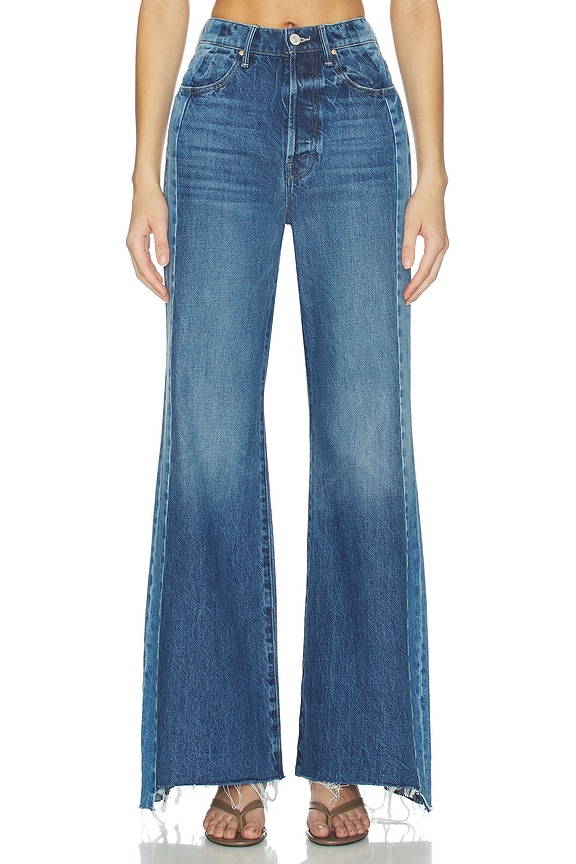 view 1 of 6 The Tux Sidestepper Sneak Fray Jeans in Double Take