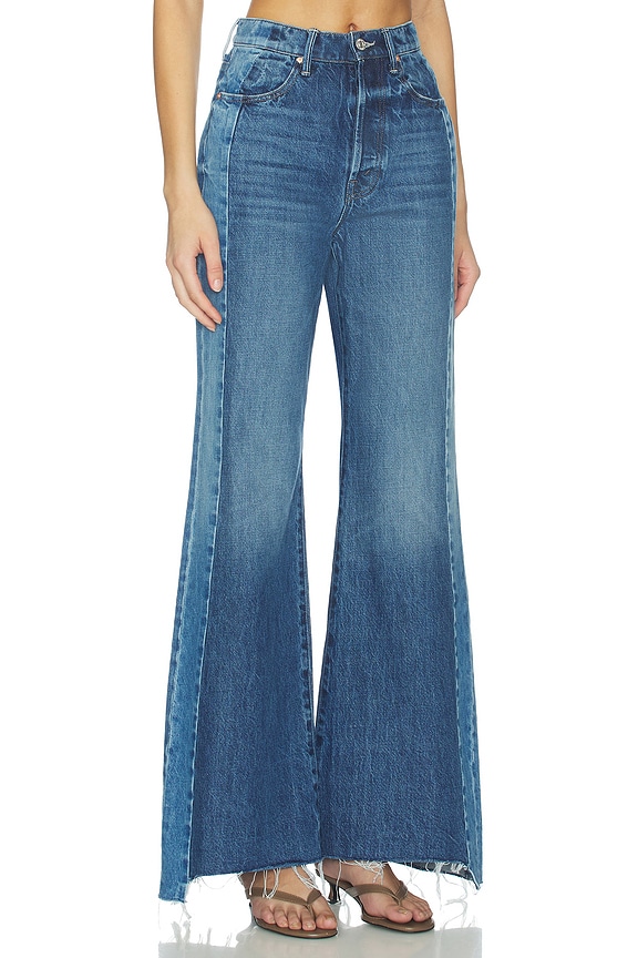 view 2 of 6 The Tux Sidestepper Sneak Fray Jeans in Double Take