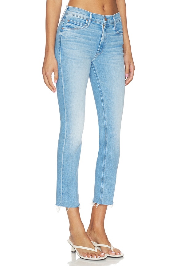 view 2 of 6 The Mid Rise Dazzler Crop Fray Jeans in Satisfy Your Cravings