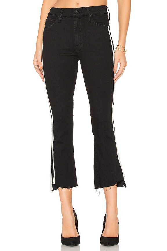 view 2 of 4 JEAN CROPPED FINITION À CRU EFFILOCHÉE INSIDER CROP in Guilty Racer