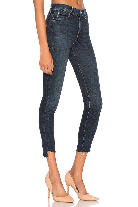 view 2 of 4 The Stunner High Rise Ankle Step Fray in Disco Dolls