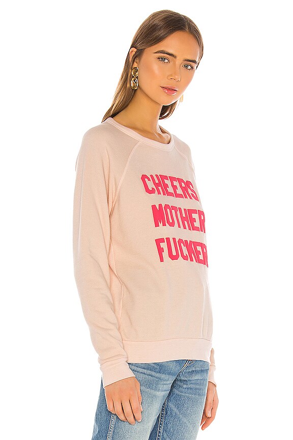 view 2 of 4 The Hugger Sweatshirt in Cheers Mother Fucker!