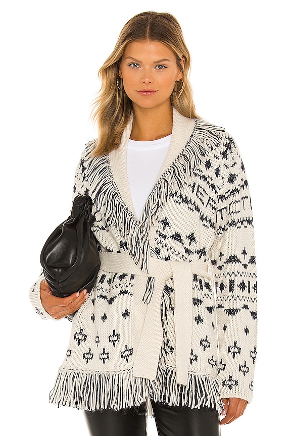 view 2 of 5 The Belted Short Cardigan in Mother