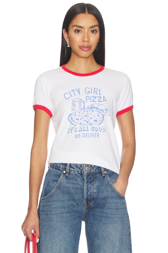 view 1 of 4 CAMISETA GRÁFICA GOODIE in City Girl Pizza