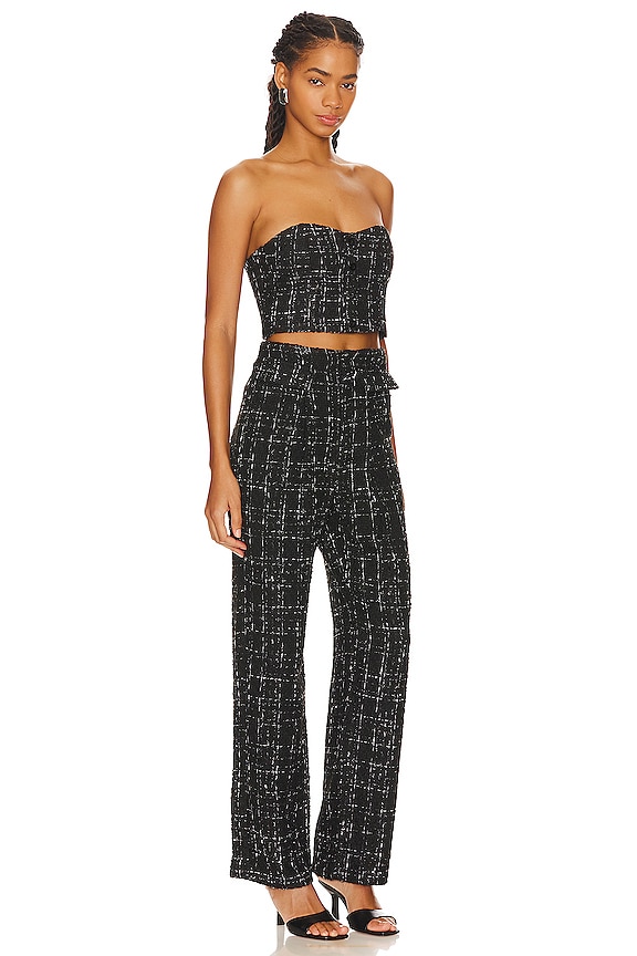 view 2 of 4 НАБОР БРЮКИ И ТОП SASHA in Black