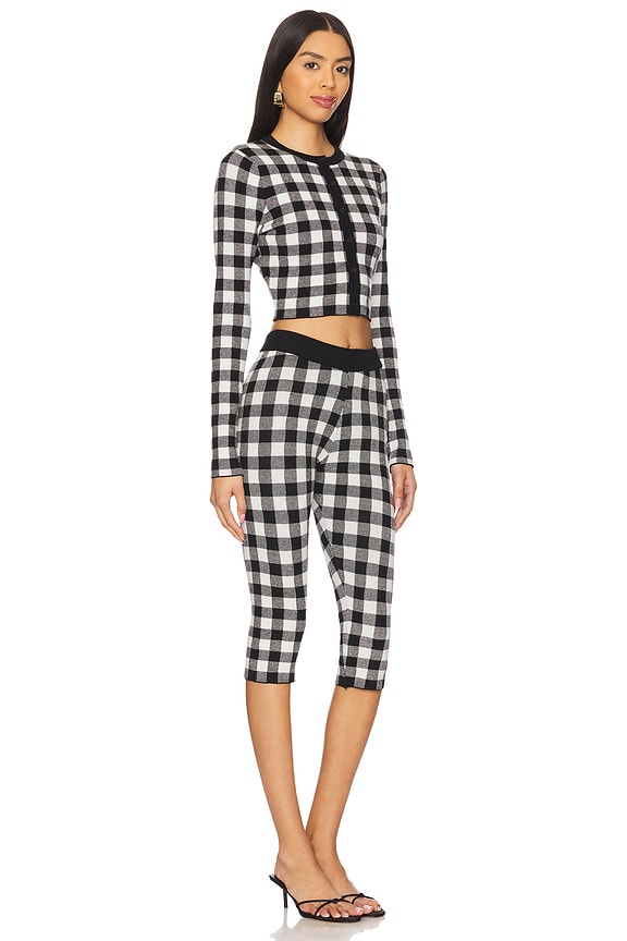 view 2 of 3 Ashton Knit Set in Black & White