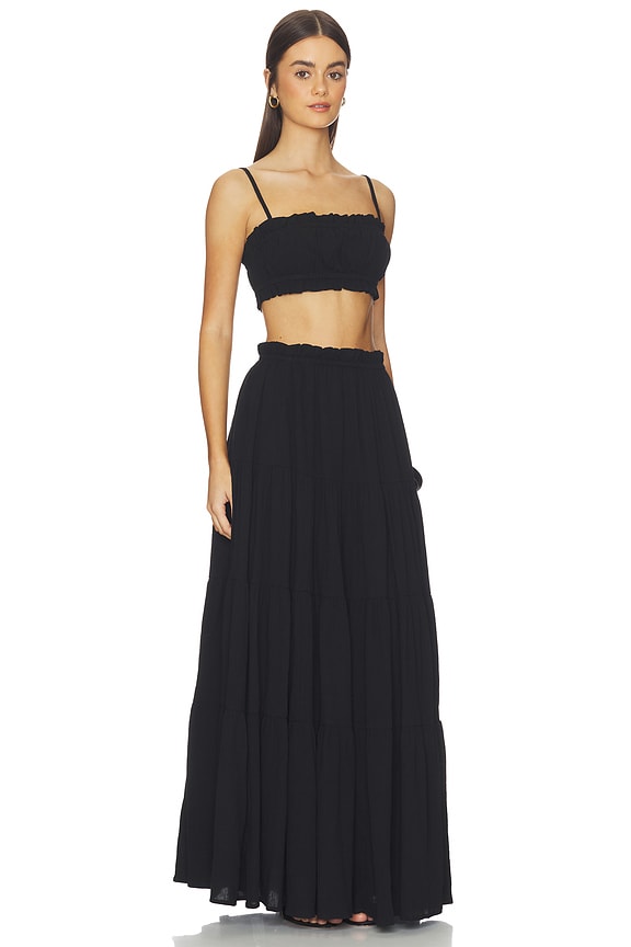 view 2 of 3 ENSEMBLE JUPE MORA in Black