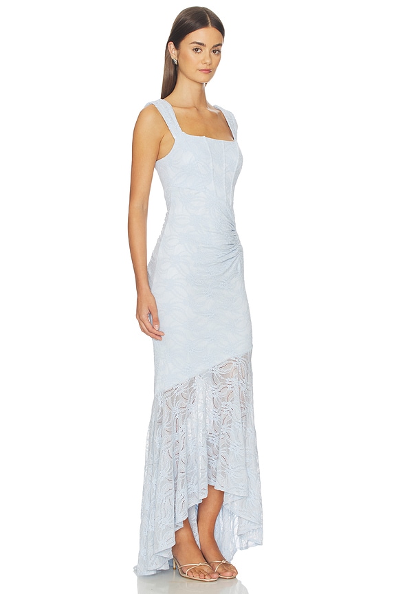 view 2 of 5 Micah Corset Dress in Baby Blue