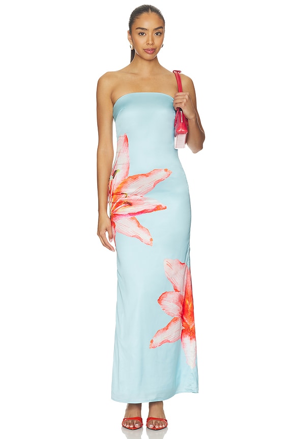 view 1 of 4 LYZA ドレス in Blue Floral