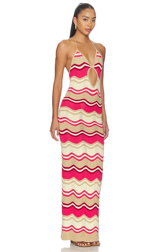 view 2 of 4 VESTIDO MARITA in Pink & Nude Multi