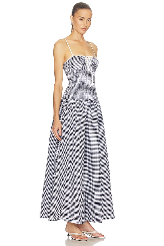 view 2 of 4 VESTIDO ABBY in Navy Gingham
