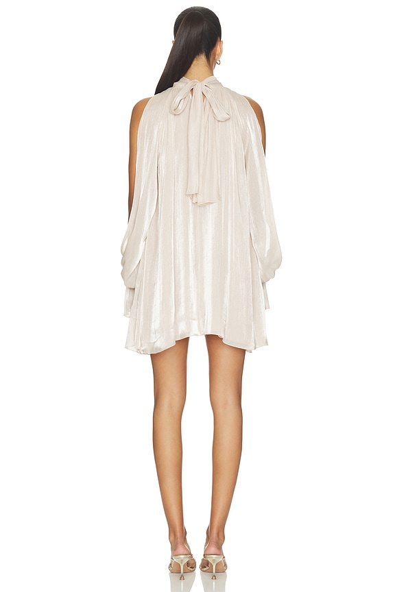 MORE TO COME Tilly Mini Dress in Champagne