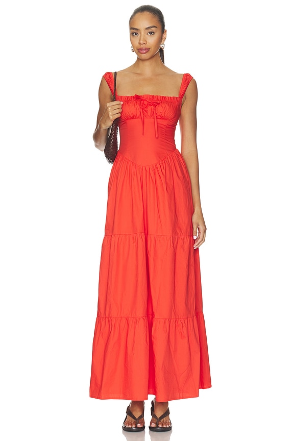 view 1 of 3 VESTIDO MAEVE in Red