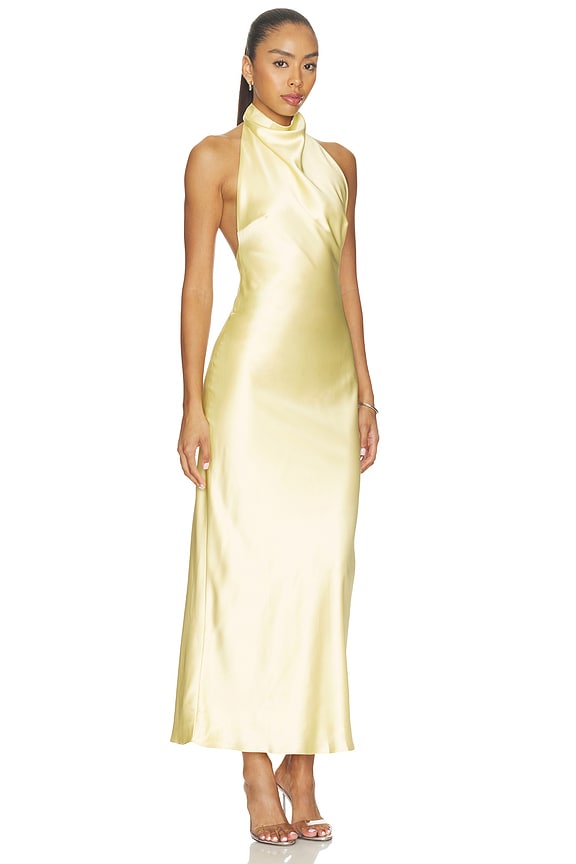 view 2 of 3 VESTIDO APPHIA in Butter Yellow