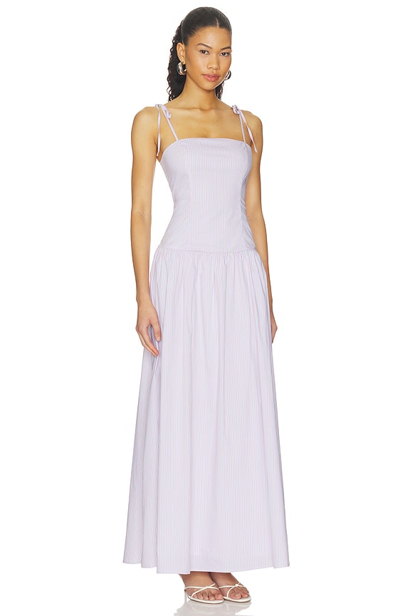 view 2 of 4 VESTIDO CHANNAH in Pink & Blue Stripe