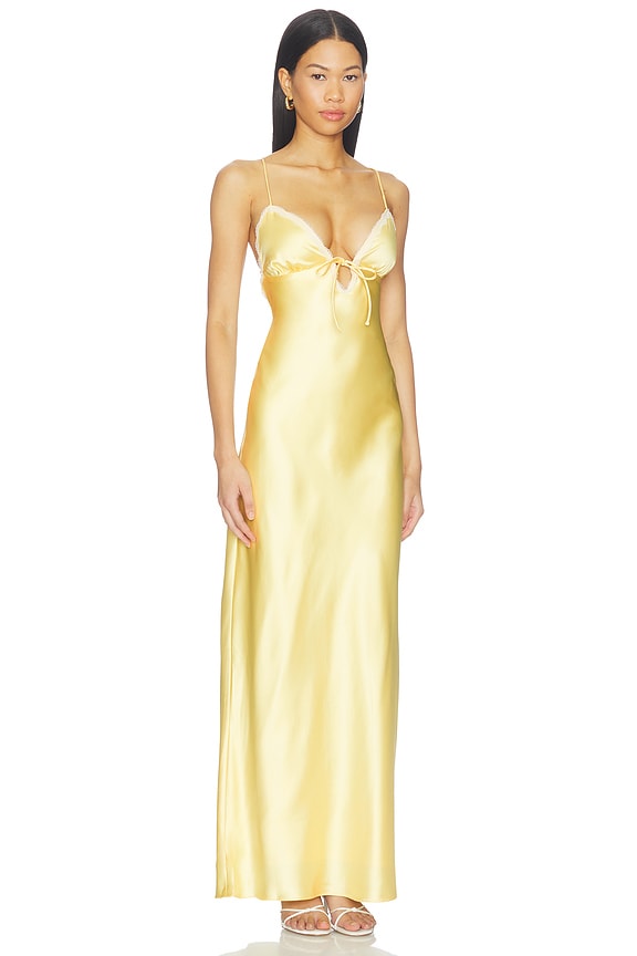 view 2 of 3 VESTIDO NADYA in Baby Yellow