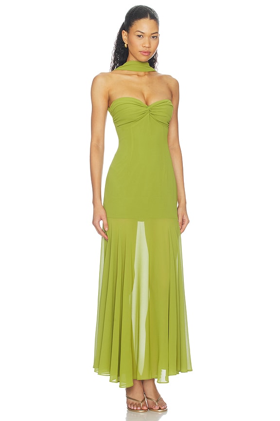 view 2 of 3 VESTIDO NICOLA in Green