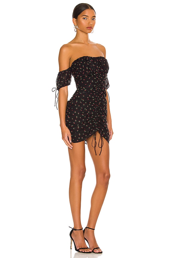 view 2 of 3 VESTIDO EMILY in Black Floral