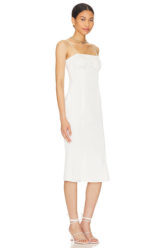 view 2 of 3 Lola Midi Dress in White