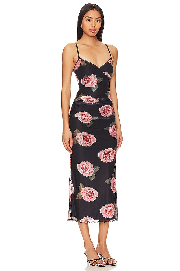 view 2 of 3 Calla Mesh Dress in Black