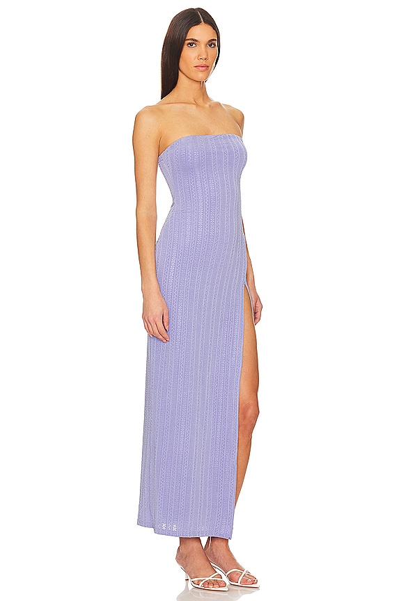 view 2 of 3 Jayne Strapless Dress in Lilac