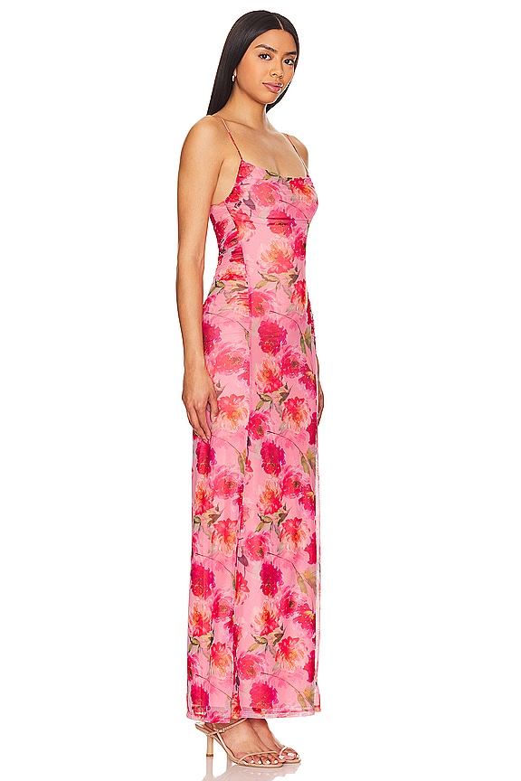 view 2 of 3 Ciara Maxi Dress in Pink Floral