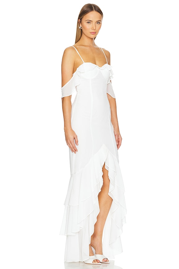 view 2 of 3 ROBE DE SOIRÉE ADRIANA in White