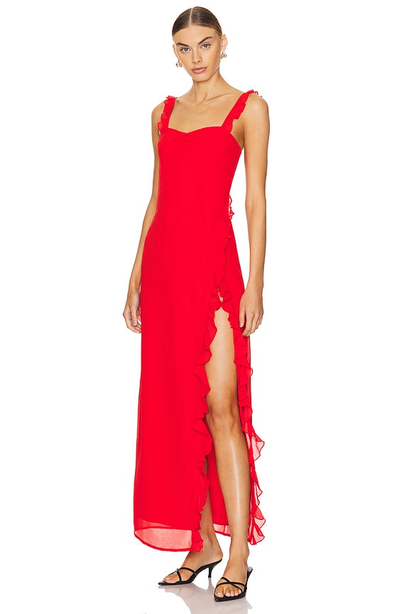 view 2 of 3 Lucille Maxi Dress in Red