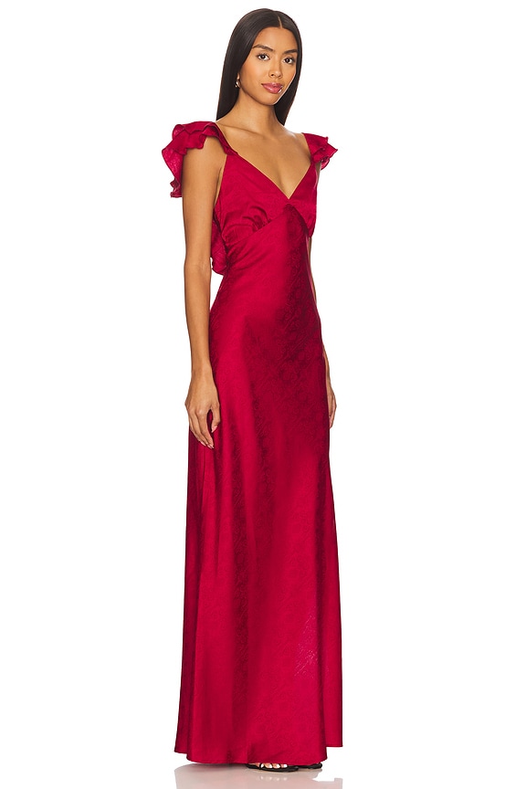 Becky Ruffle Maxi Dress