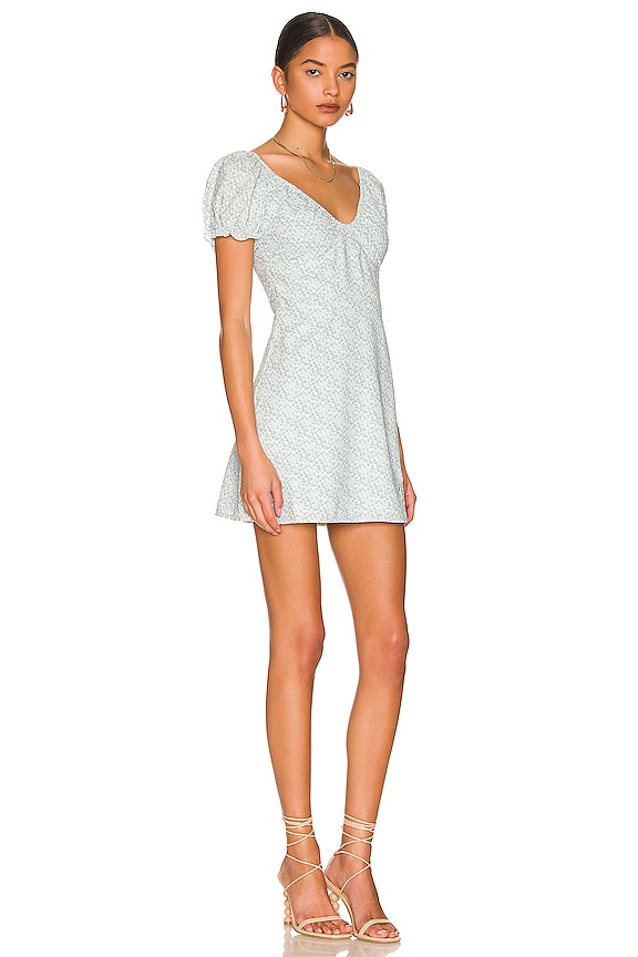 view 2 of 3 Sariah Mini Dress in Blue Floral