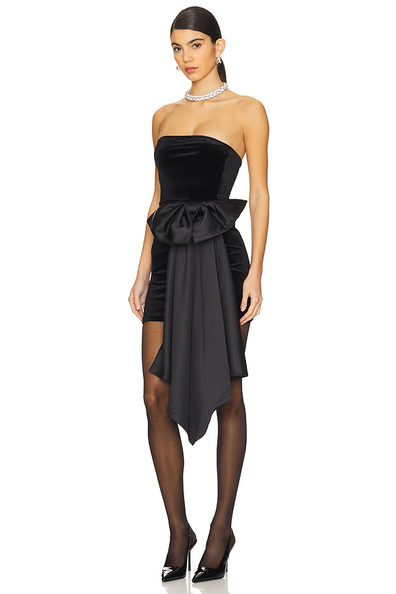 view 2 of 3 Clea Velvet Dress in Black