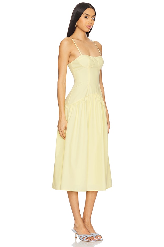 view 2 of 3 Margaery Midi Dress in Yellow