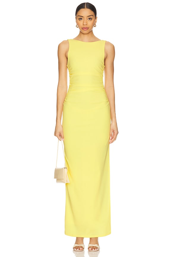 view 2 of 4 Maisie Maxi Dress in Butter Yellow