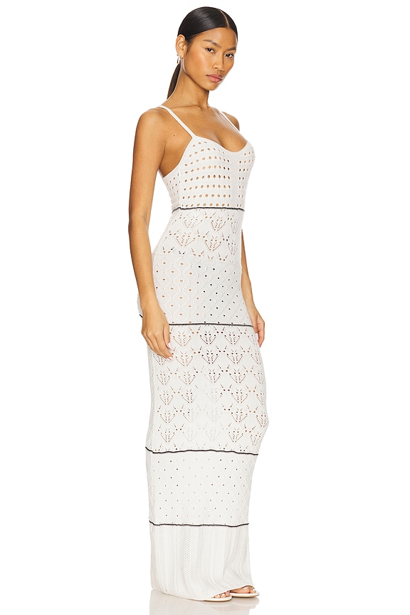 view 2 of 3 Estella Maxi Dress in Ivory & Black