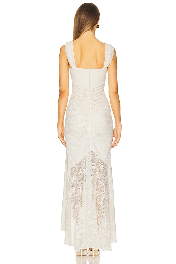 MORE TO COME Micah Corset Dress in Ivory