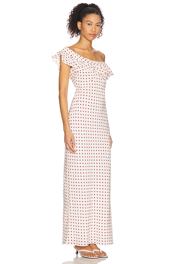 view 2 of 4 Monroe Maxi Dress in Red Dot