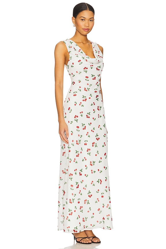 view 2 of 3 Gwen Maxi Dress in White Cherry